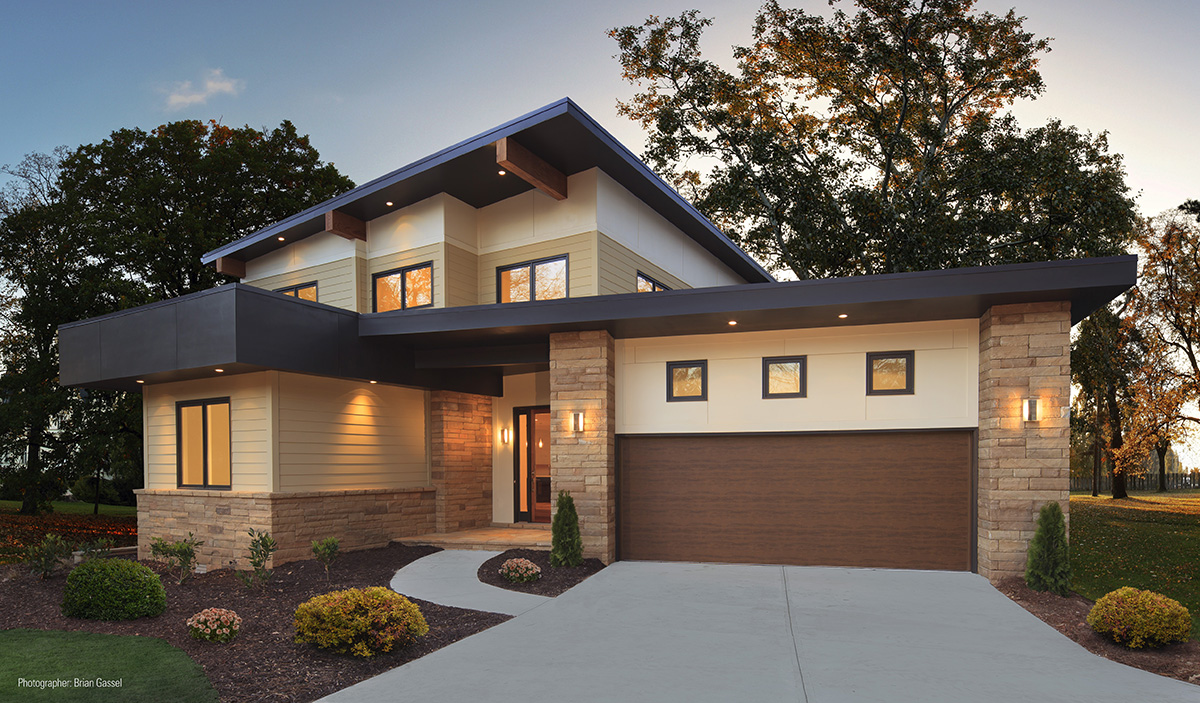 Modern Steel Garage Door