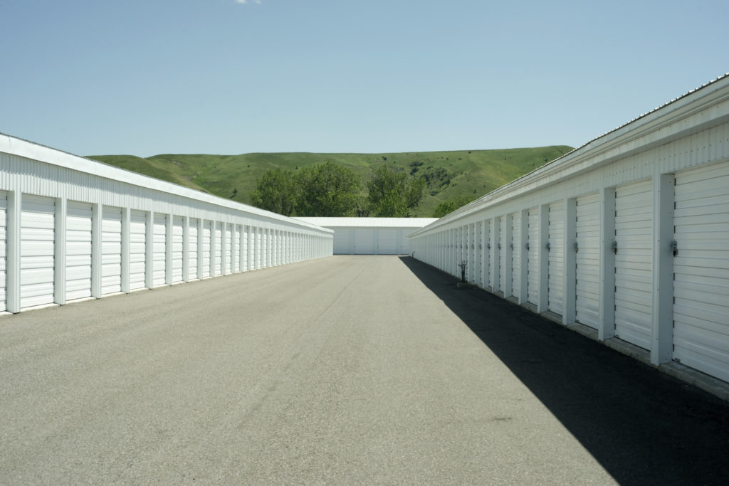 Storage units at a local storage rental company.